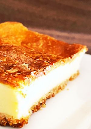 混ぜて焼くだけチーズケーキ-レシピのメイン写真