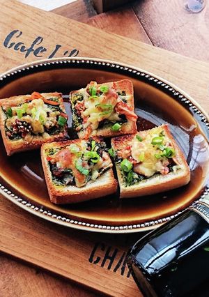 お酒がススム★キムチーズトースト-レシピのメイン写真
