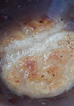 井村屋のあんこでつくる揚げ餅風ぜんざい-レシピのメイン写真