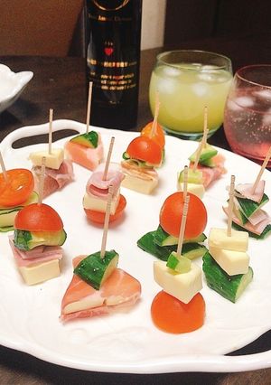家にあるもので☆簡単☆ピンチョス-レシピのメイン写真