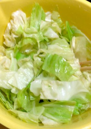 レンチン/キャベツ-レシピのメイン写真