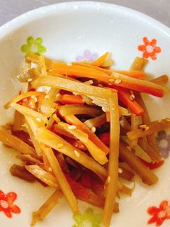 きんぴらごぼう-レシピのメイン写真