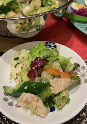 絶品サラダ＊鶏むね肉と豆腐のチョレギ風-レシピのメイン写真