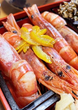 簡単!お節に!海老の旨煮(柚子風味)-レシピのメイン写真