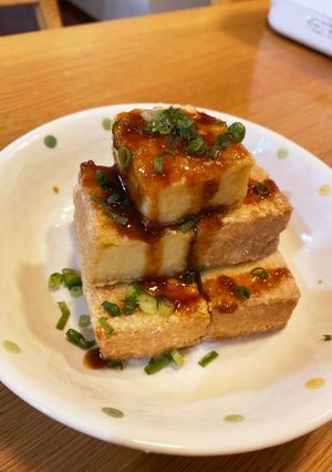 ☆極上☆ 梅ソースの揚げ豆腐-レシピのメイン写真