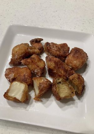 キノコの石づき唐揚げ-レシピのメイン写真