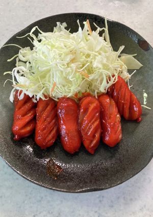 赤ウィンナーケチャップ炒め-レシピのメイン写真