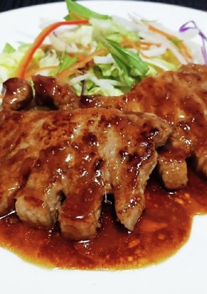 超簡単！濃厚！四日市トンテキ風！！-レシピのメイン写真