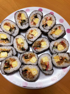 おせち残っちゃったので…キンパに〜♪-レシピのメイン写真
