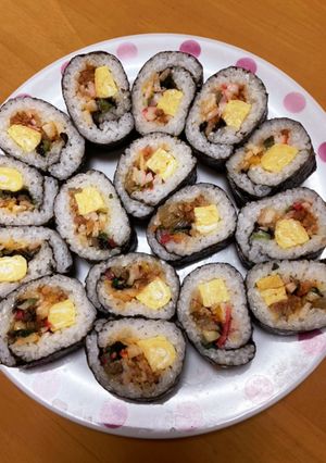 おせち残っちゃったので…キンパに〜♪-レシピのメイン写真