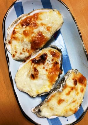 牡蠣のうつわで牡蠣グラタン〜♪-レシピのメイン写真