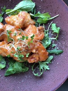 鶏の唐揚げアレンジ♪チーズチリソース和え-レシピのメイン写真