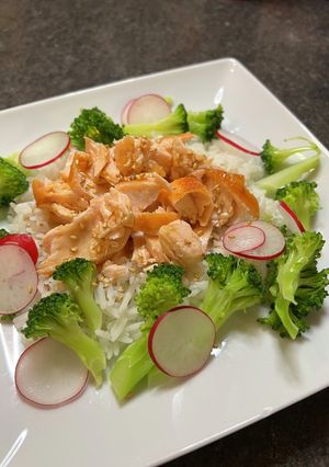 ワンプレートで❤️サーモングリルご飯-レシピのメイン写真