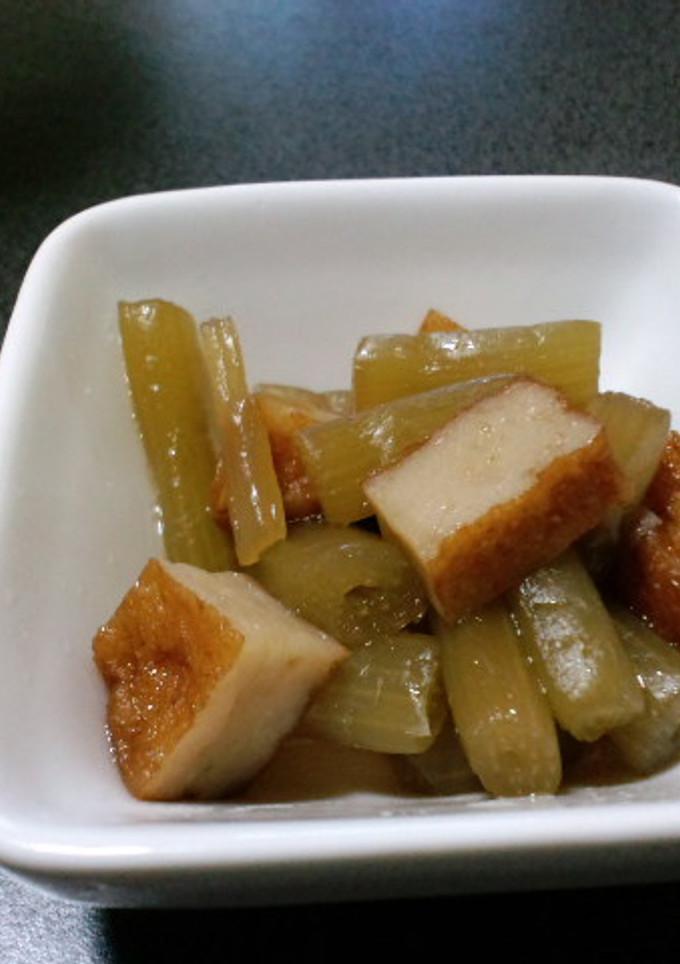 ふきとさつま揚げの煮物-レシピのメイン写真