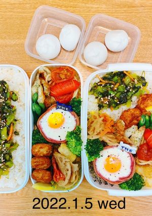 2パターンお弁当★013-レシピのメイン写真