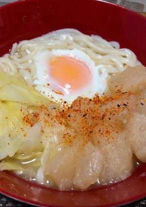 消化良好的うどん-レシピのメイン写真