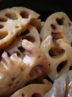 れんこんの煮物-レシピのメイン写真