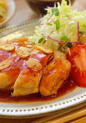 鶏胸肉で！トンテキならぬトリテキ！-レシピのメイン写真