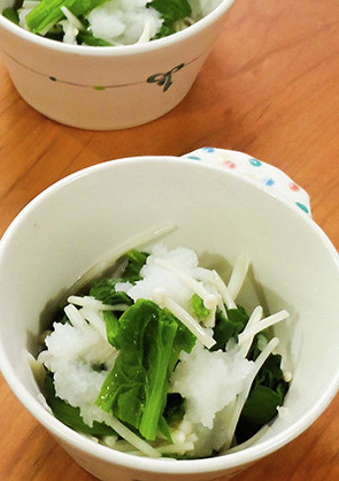 ほうれん草とえのきのおろし和え-レシピのメイン写真