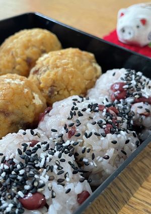 お赤飯リメイクおはぎ-レシピのメイン写真