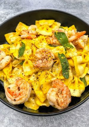 簡単☆海老とレモンセージのパスタ-レシピのメイン写真