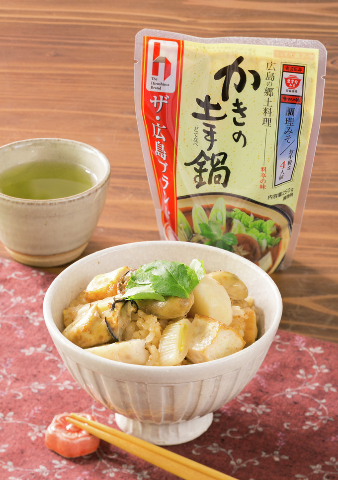 簡単♪ますやみそでカキの炊き込みご飯-レシピのメイン写真