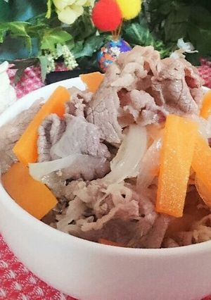 澄んだつゆの牛丼(❁﻿ ❛ ֊ ❛„)-レシピのメイン写真
