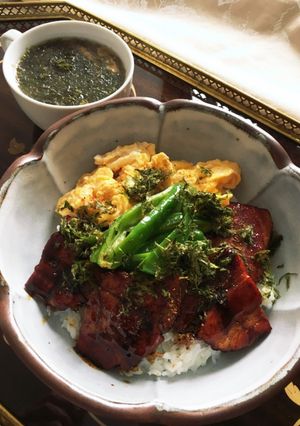 ボリューム満点☆3色ベーコン丼♡-レシピのメイン写真
