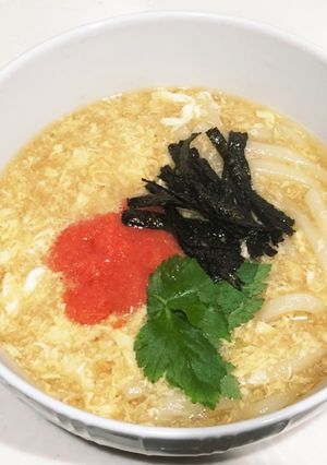 15分でお店の味【明太卵あんかけうどん】-レシピのメイン写真
