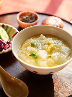 子どもも食べやすい!七草たまご粥-レシピのメイン写真