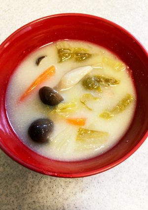 我が家の定番、お味噌汁!-レシピのメイン写真