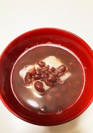 あずき缶で手軽に簡単！お汁粉♪-レシピのメイン写真