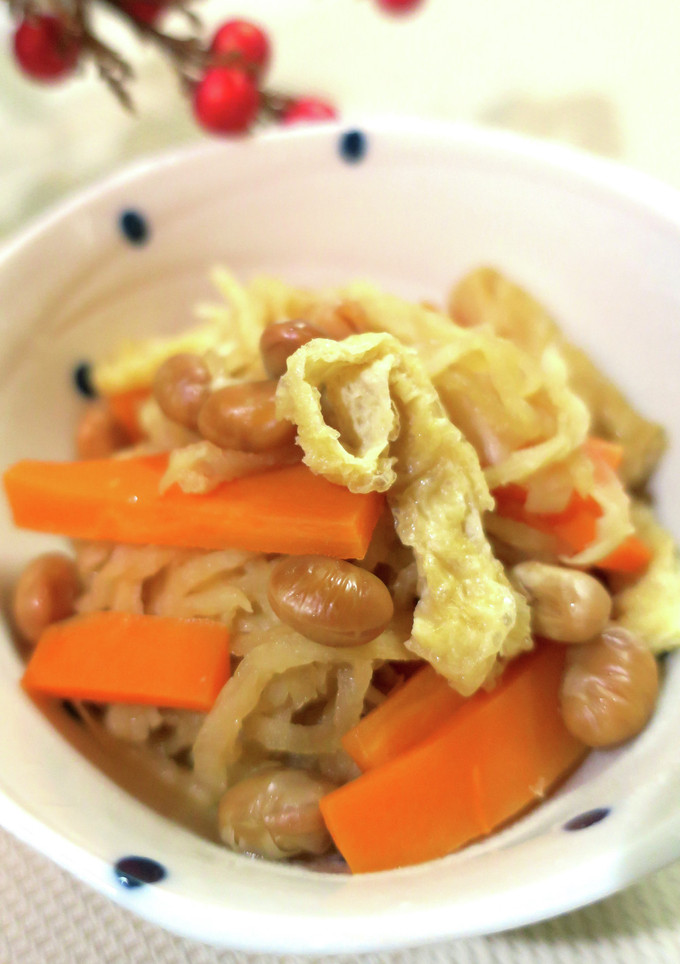 香ばし福豆と切り干し大根の煮物-レシピのメイン写真