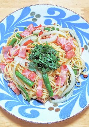 ベーコンの旨味と乾燥トマトの酸味でパスタ-レシピのメイン写真