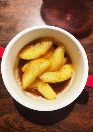 ♡♡シナモンシュガーで焼き林檎♡♡-レシピのメイン写真
