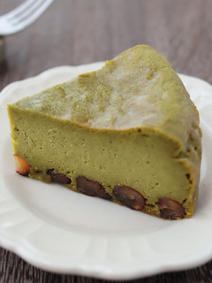甘納豆の抹茶チーズケーキ-レシピのメイン写真