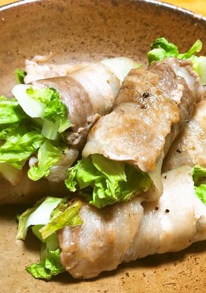 牛窓白菜の豚バラ巻き-レシピのメイン写真