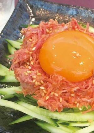 コンビーフユッケ-レシピのメイン写真