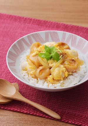 ささみとお麩のふわとろ親子丼-レシピのメイン写真
