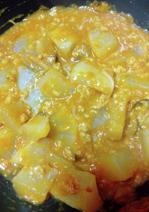 手づくりルーで大根キーマカレー-レシピのメイン写真