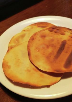 おつまみにピッタリ！餃子の皮せんべい！-レシピのメイン写真