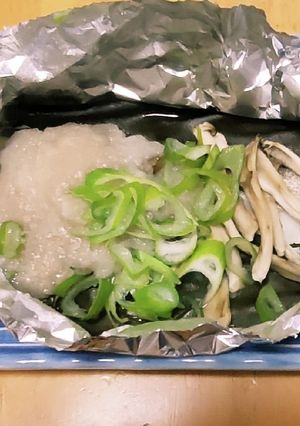 鱈とすり下ろし蓮根の昆布ホイル焼き-レシピのメイン写真