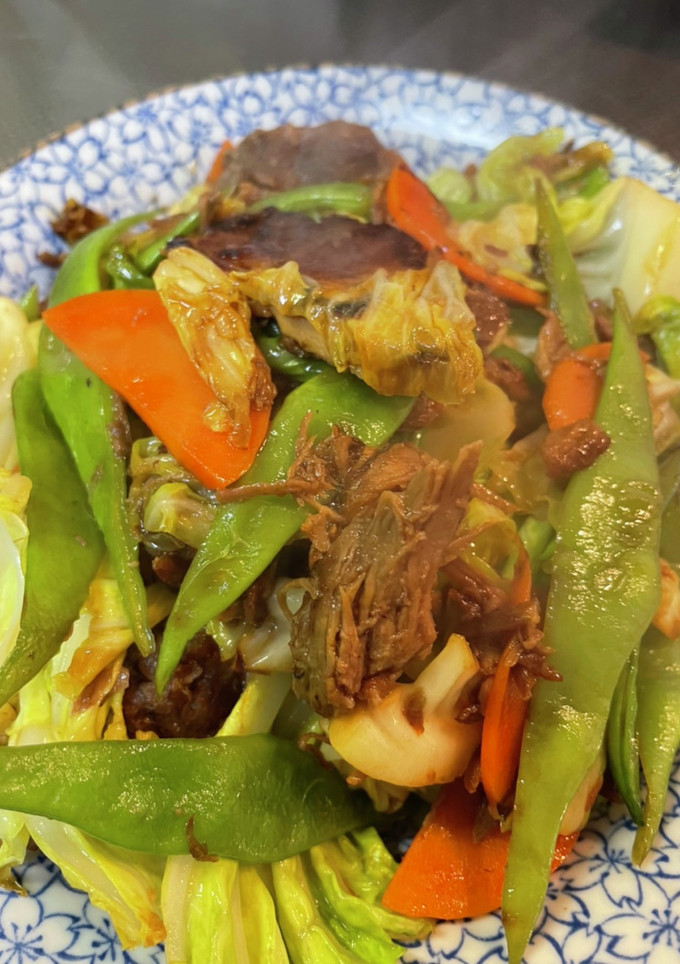 焼豚の野菜#オイスターソース炒め-レシピのメイン写真