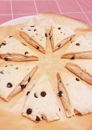 チョコチップ入りスコーン-レシピのメイン写真
