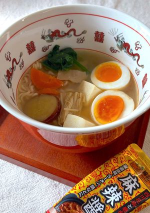 いつものラーメンにちょい足し🍜麻辣醤で痺れる辛さ-レシピのメイン写真