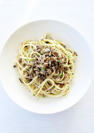 作り置き食材で【キノコペーストパスタ】-レシピのメイン写真
