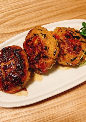 おから炒めリメイク とりバーグ-レシピのメイン写真