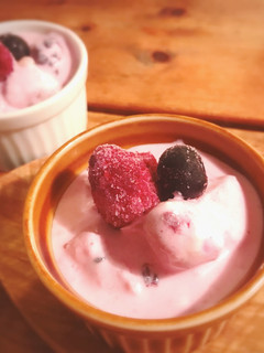 カンタン!生クリームとヨーグルトのアイス-レシピのメイン写真