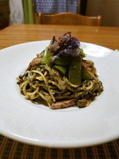 ヨウサマの減塩焼き海苔クリームパスタ-レシピのメイン写真