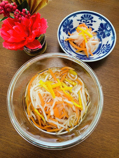 だしまろ酢で紅白なます-レシピのメイン写真